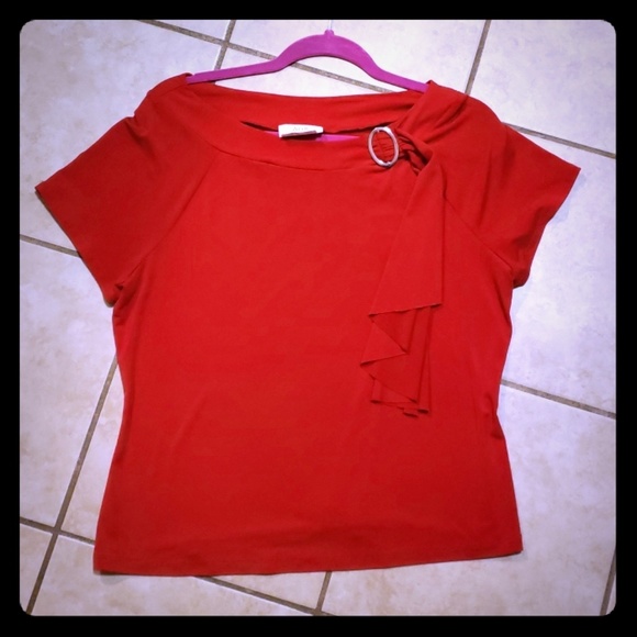Byer California Tops - Red Dress Top Byer California Tops - Red Dress Top